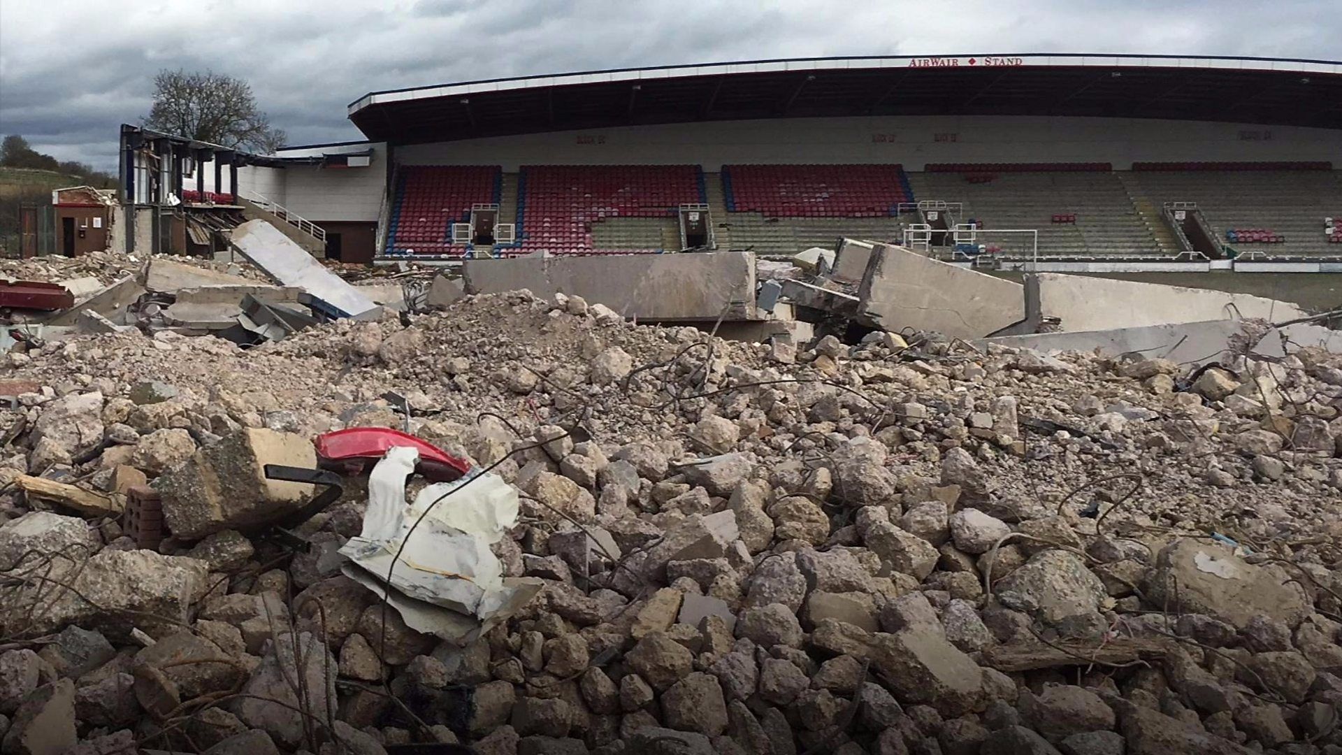 Rushden & Diamonds Stadium Demolition